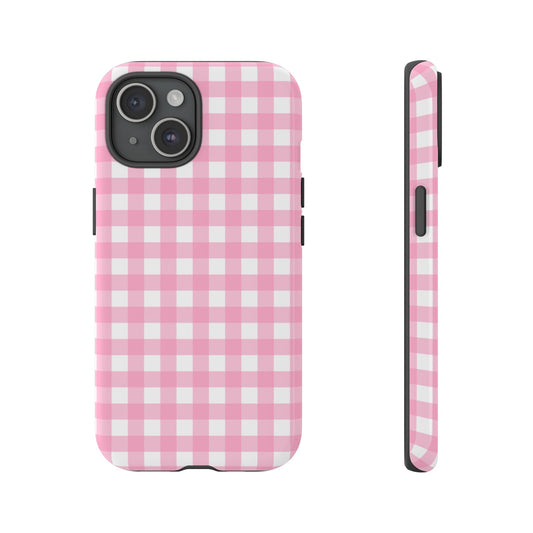 gingham phone case 