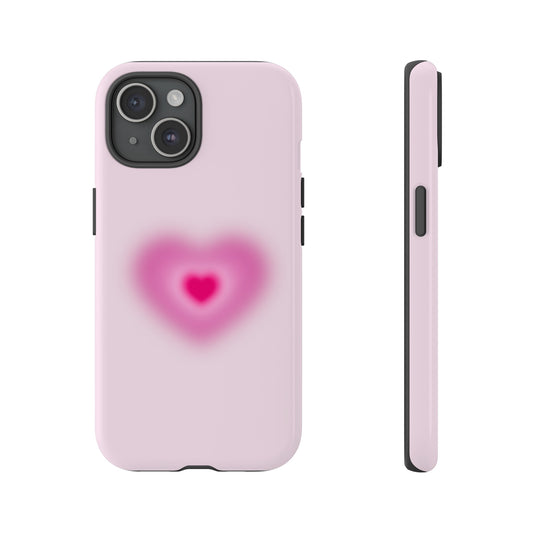 pink heart phone case 