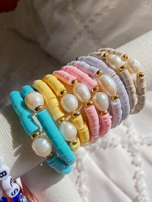 disc bead bracelets