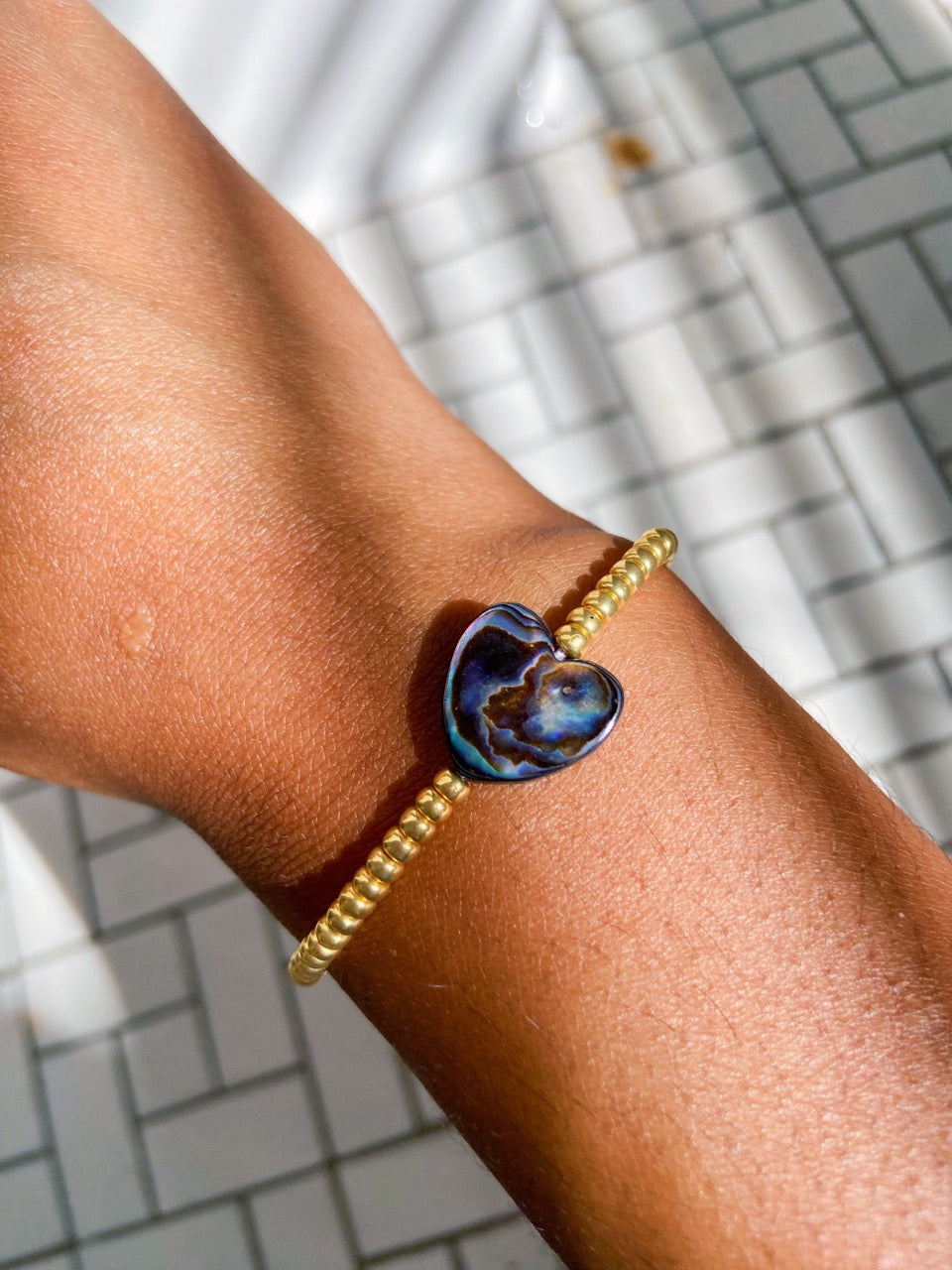 abalone shell bracelet 